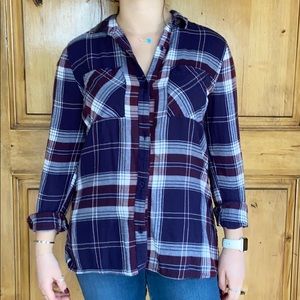 BP adorable purple flannel
